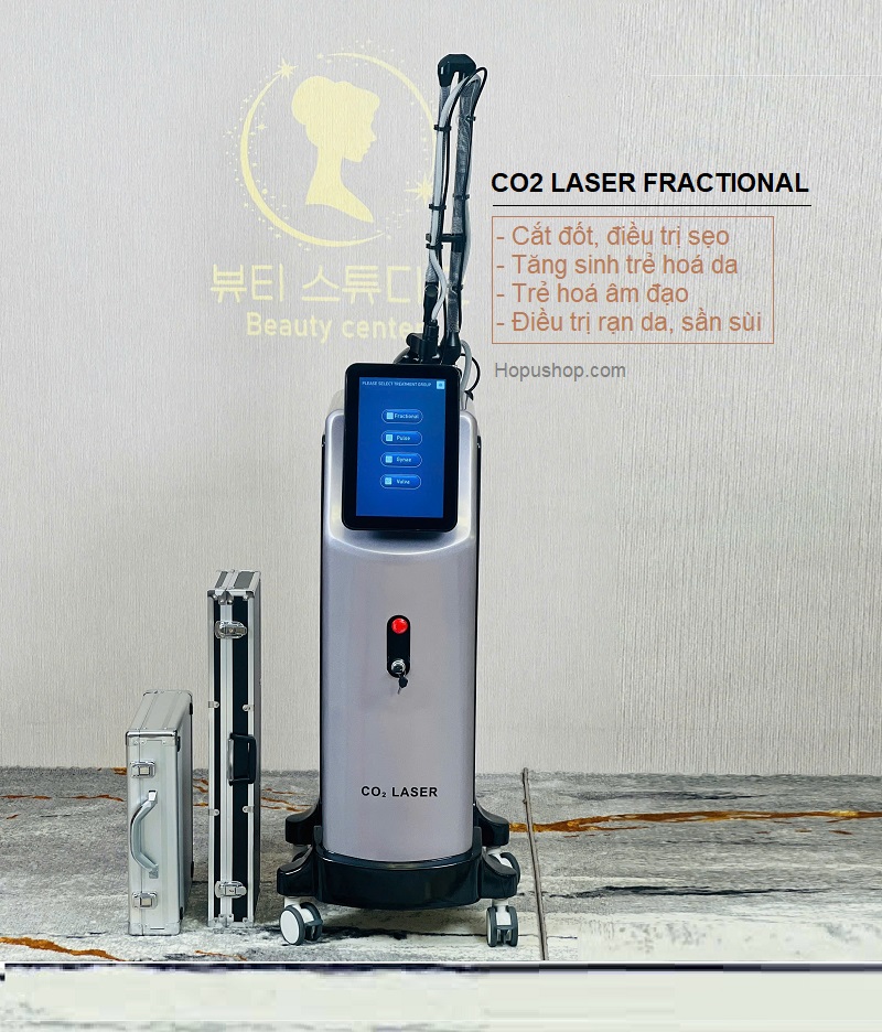 Máy điều trị sẹo, trẻ hoá da và âm đạo CO2 LASER FRACTIONAL
