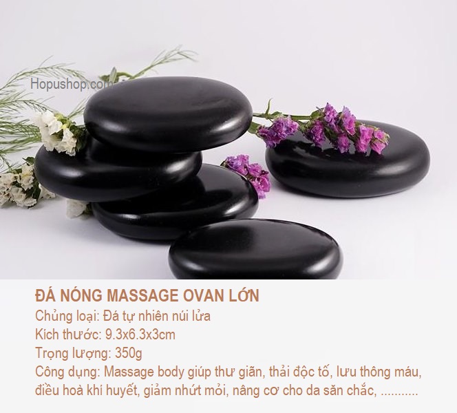ĐÁ NÓNG MASSAGE OVAN LỚN