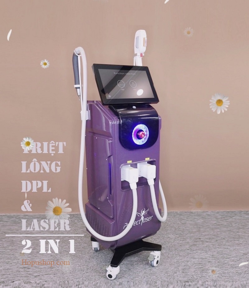 MÁY TRIỆT LÔNG DPL PERFECT LASER 2IN1