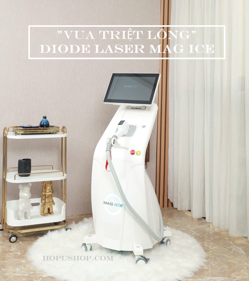 Máy triệt lông lạnh Diode Laser MAG ICE