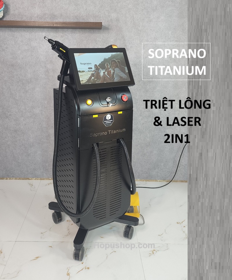 Máy triệt lông & Laser 2in1 SOPRANO TITANIUM